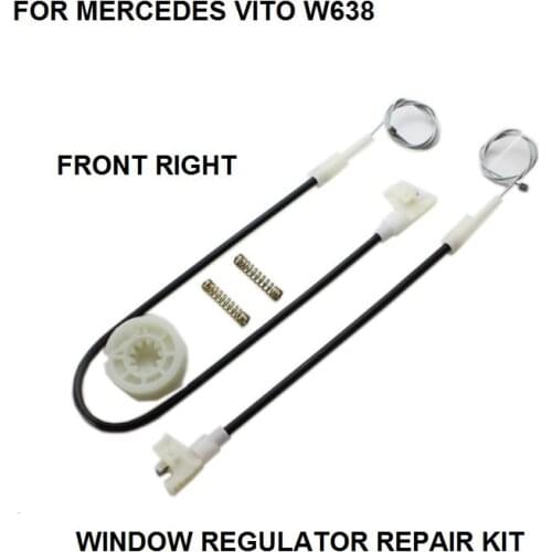 FOR MERCEDES VITO W638 WINDOW REGULATOR REPAIR KIT FRONT RIGHT 1996-2003