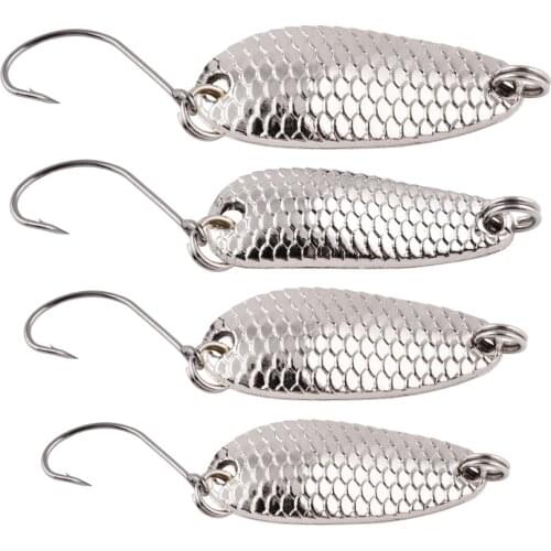 Fishing DD Spinner Spoon Bait 5g - 20g Gold / Silver Copper Fishing spoon Lure Hard Bait Sequin Noise Paillette Metal Baits