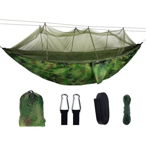 Camping Mosquito Net Hammock Tents Ultralight Parachute Outdoor Hanging Bed Tent Anti-mosquito Hunting Sleeping Swing Tent