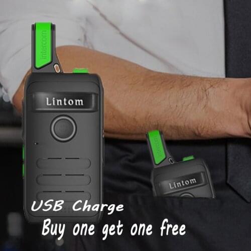 Lintom Walkie Talkie Two Way Radio UHF 16 Channels Two Way Radio for Audlt (Pack of 2)