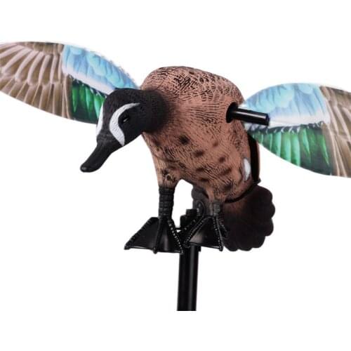 Xilei Outdoor Hunting Plastic Blue Wing Teal Duck Decoys 6V Plastic Motor Duck Goods For Hunting
