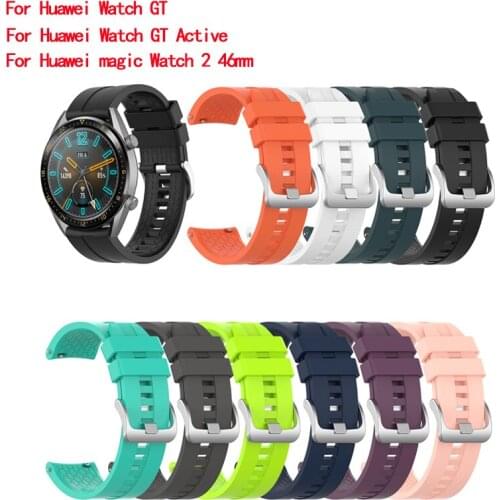 Watch band for Honor Magic sport Bracelet For HUAWEI WATCH GT 2 46mm/GT Active 46mm Silicone Strap Band GT2 Official style