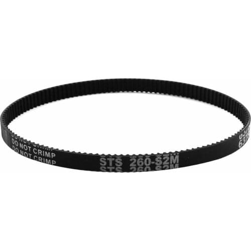 S2M-260 130 Teeth 6mm Width Rubber Cogged Industrial Timing Belt