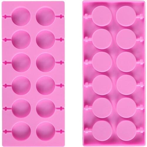 Silicone Mold Big Round Lollipop mold Cake Decorating Tools 3D Snack Tool For Same as Snack Party Kitchen Tools Bakeware