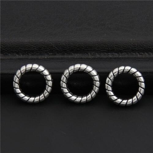 20pcs Silver Color Alloy Jewelry Accessories Round Charm Hollow Blank Pendant Charms 9.5mm A2978