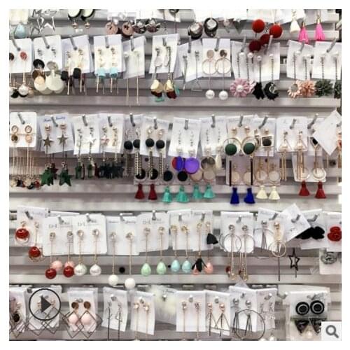 2018 Fashion Women Real Drop Earring Dangle Ear Long Bar Chandelier Retro Triangle Ear Line Fashion Jewelry Pendientes Brincos