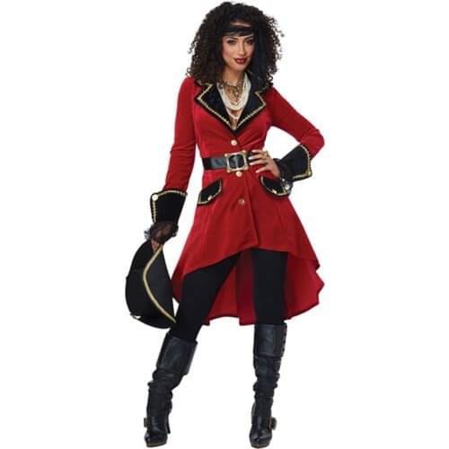 Women Sexy Pirate Costume Halloween Salior Warrior Cosplay Carnival Adult Halloween Fancy Party Dress Outfit Carnival Suit