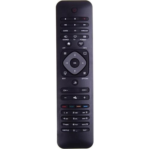 1pc Universal Smart IR Remote Control For Philips All series LCD/LED 3D Smart TV Television Controller Black Smart Home