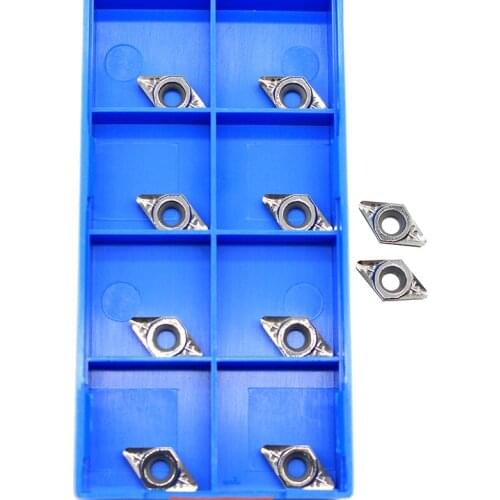 10pcs DCGT070208 AK H01 CNC Carbide insert aluminum cutter blade CNC lathe tool holder tool aluminum alloy slotted