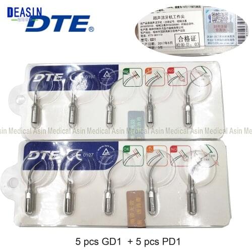 10 PCS Dental Scaling Perio Tips for Satelec DTE NSK Ultrasonic Scaler Handpiece Teeth Whitening