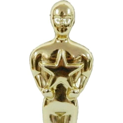 12Pcs Oscar Statuette Mold Reward the Winners Magnificent Trophies in Ceremonies P31B