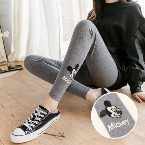1236# Maternity Pants Spring Autumn Cotton Stretch Elastic Waist Belly Support Pants Maternity Leggings Maternity Trousers