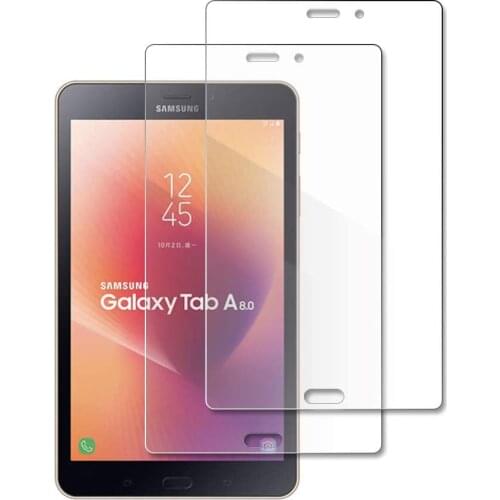 2 Pack 9H Tempered Glass Film Protection Shield Screen Protector for Samsung Galaxy Tab A 8.0 2017 T380 T385 film