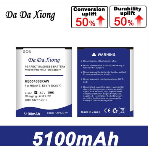 3700mAh HB554666RAW Battery for Huawei E5372 E5373 E5375 EC5377 E5330 E5336 E5351 E5356 EC5377U-872 E5356S-2 E5330Bs-2