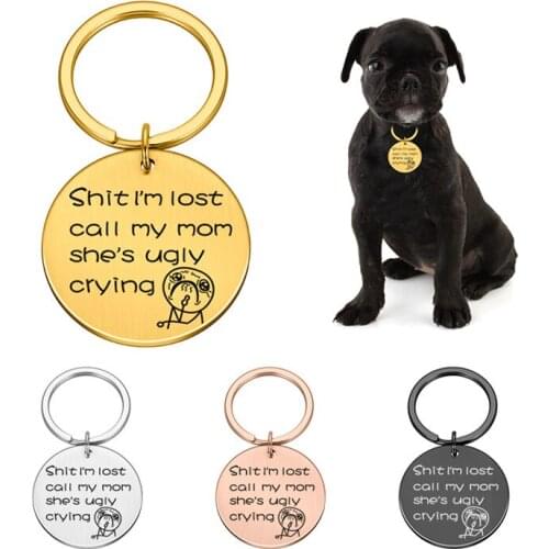 Anti-lost Personalized Dog ID Tags Gifts for Dog Lovers Pet Collar Tags for Dog Owner Engraved Pet Tag New Puppy Tag Gifts