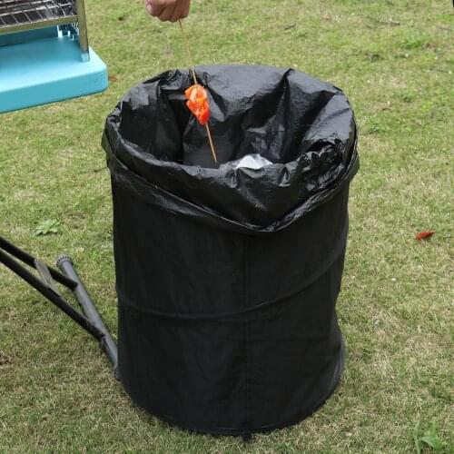 Car Trash Bin Garbage Bag Foldable Vehicle Litter Storage Can Box for Camping Car Trash Bin Car Interior Accessories