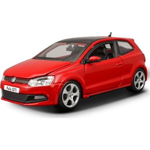 Bburago 1:24 Scale VW Polo GTI Mark 5 alloy racing car Alloy Luxury Vehicle Diecast Cars Model Toy Collection Gift