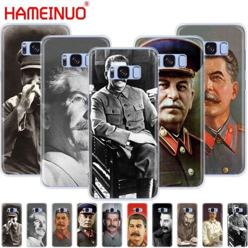 HAMEINUO Russian Stalin Ussr cell phone case cover for Samsung Galaxy S9 S7 edge PLUS S8 S6 S5 S4 S3 MINI