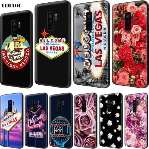 YIMAOC Las Vegas Case for Samsung Galaxy A7 A8 A9 A10 A20 A30 A40 A50 A70 M10 M20 M30 S10e J6 Plus