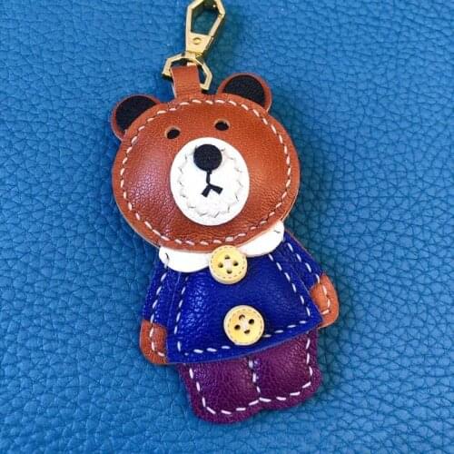 Wood Mold Die Cutting Diy 2021 Pendant Gentleman Bear Decoration Key Pendant Die-Cut Key Chain For Die Cutting Machine
