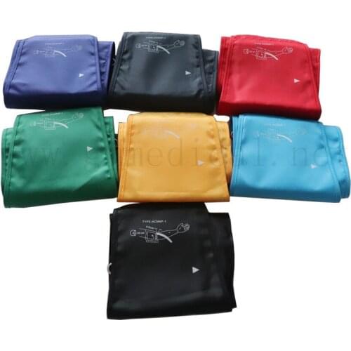 Electronic Hemodynamometer cuff with hoop single tube , 22-32cm Nylon cuff TPU bladder and PVC tube.Adult size