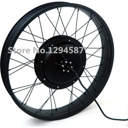 Hot sale 26" x 4.0 Electric fat bike motor wheel1500w , carton fat bike motor wheel , fat bike rim