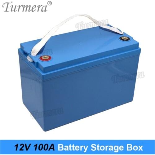 Turmera 12V 24V 48V Battery Storage Box Use in 90Ah 100Ah 3.2V Lifepo4 Battery Solar Energy System or Uninterrupted Power Supply