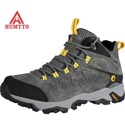 New winter hiking mens climbing shoes mountain boots outdoor sports breathable sneakers scarpe uomo sportive genuine Rubber