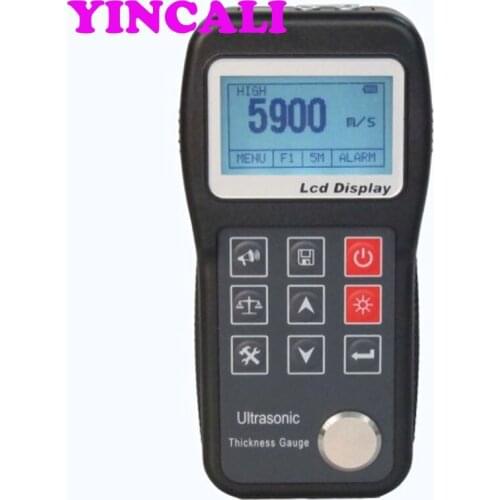 KT320 Ultrasonic Thickness Gauge Sound Velocity 1000~9999m/s with USB port and software Measures Metal Plastic Ceramic Glass ECT