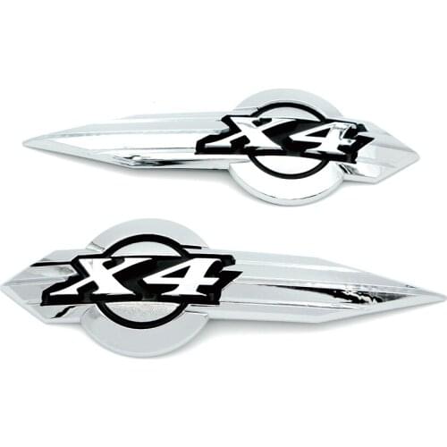 Motorcycle Chrome Oil Fuel Tank Gas Cover Stickers Fairing Protector Emblem Badge 3D Decals Adhesive For Honda X4 CB1300 CB 1300