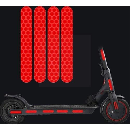 Front Rear Wheel Cover Eflective Sticker For Ninebot New Sticker Electric Scooter Reflective G30 Dustproof Max Warning