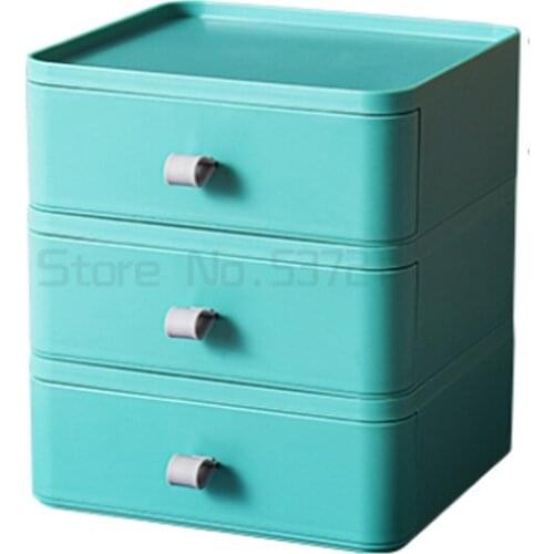 Drawer type desktop storage box storage box small box office desk shelf finishing cabinet dormitory cabinet