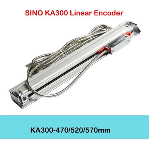 SINO Optical Linear Glass Scale KA300 620 670mm travel 5micron / 1micron TTL /RS422 signal linear encoder