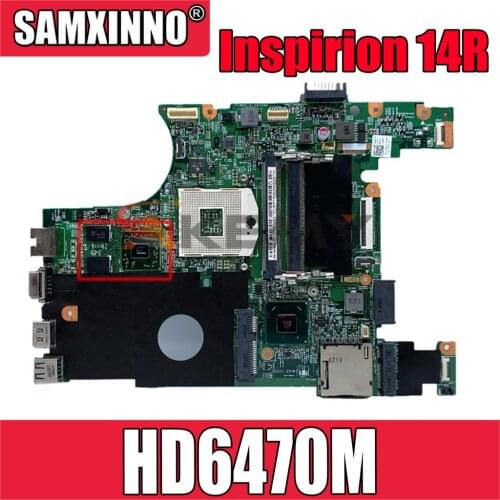 Original Laptop Motherboard For DELL Inspirion 14R N4050 HD6470M Mainboard CN-07NMC8 48.4IU15.01M 10315-1M 216-0809024