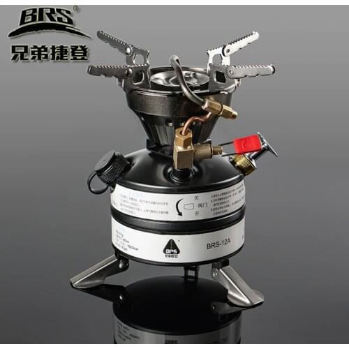 BRS-12A Gasoline Stove Professional Outdoor Camping Cooking Stove ultralight portable field operations one-piece Oil stove BRS