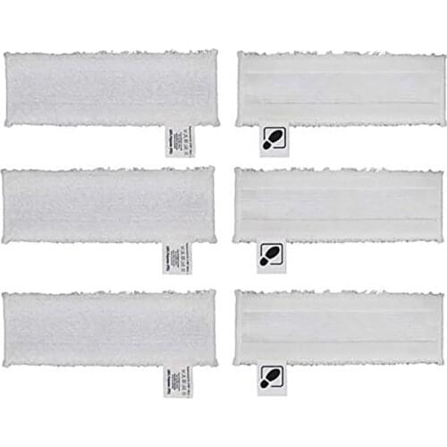 6 Pcs Microfiber Mop Cloth Pad for Karcher EasyFix SC 2, SC 3, SC 4, SC 5 Steam Cleaner Durable Replacement Accessories