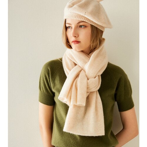 Scarves Best Quality Soft and Fashion Scarf for ladies 2020 New Arrival Women Scarf 100% Goat Cashmere Knitting 180*45cm