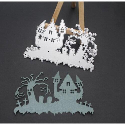 Horrible Castle DIY Scrapbooking Photo Album Paper Card Craft Cute Embossing Metal Cutting Dies Stencils Scrapbooking