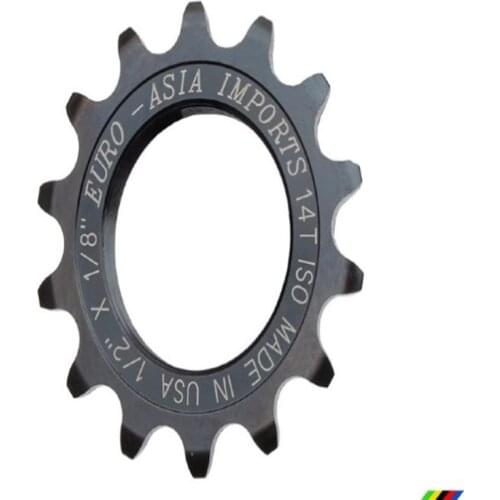 EAI gear LOCK COG Fixed Gear High Quility Bicycle Wheel Cogs Matte Black 7075-T6 Aluminium Alloy Sprocket & Lockring