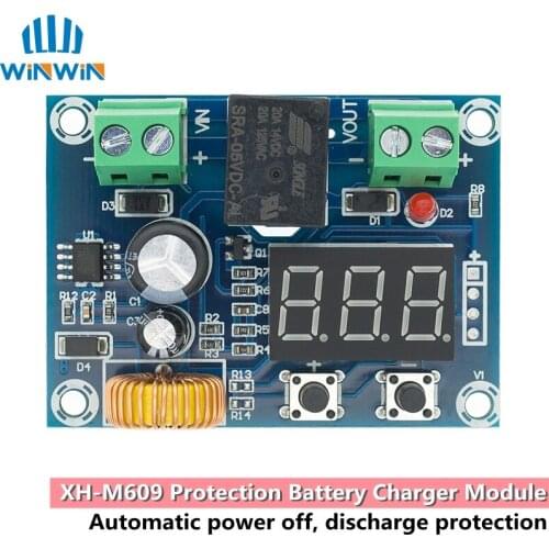 XH-M609 DC 12V-36V Charger Module Voltage OverDischarge Battery Protection Precise Undervoltage Protection Module Board
