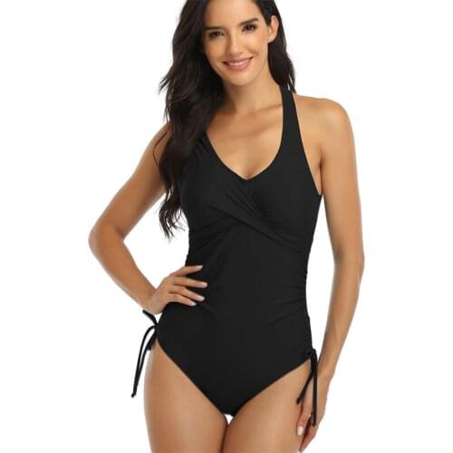 Open back solid color 2021 sexy ladies one piece swimsuit swimwear women Brazilian swimsuit bodysuit beachwear open back Monokin