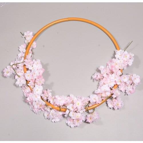 1.8 M Vine Cross-Border Artificial Flower Cherry Blossom Rattan Strip for Wedding Arch Home Decoration Hanging Ornamental Flower