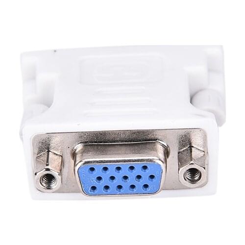 15 Pin VGA Female to 24+5 pin DVI-D Male Adapter Converter for PC Laptop 1 X VGA Video Converter