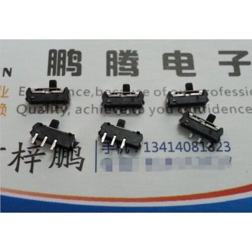 20PCS/lot SS3-CMF-V-T/R High-quality Taiwan miniature toggle switch, slide switch patch 3 feet, toggle 2 gears