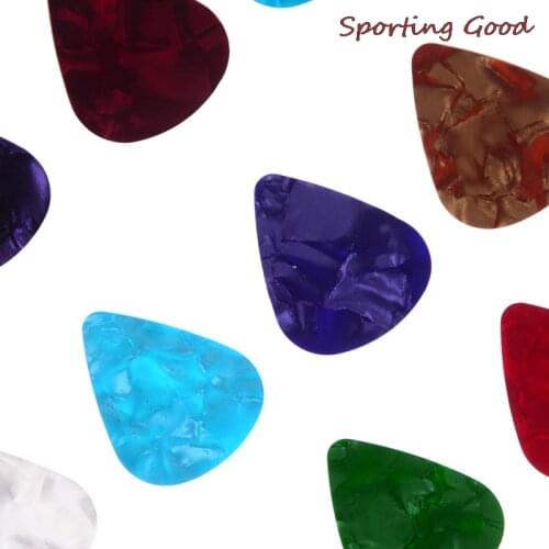 20 Pieces Colorful 0.46mm 0.71mm 0.96mm Guitar Picks Celluloid Mediators For Bass Guitar
