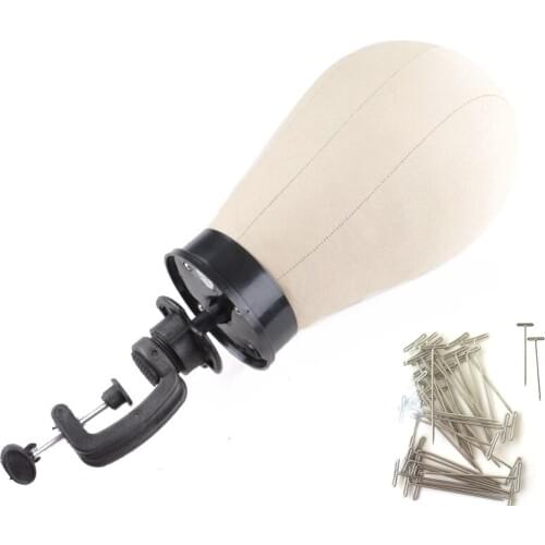 21"/22"/23"/24"/25" 1 pcs Brown Soft Cork Canvas Block Head with Real Canvas Material Outside for Making Wigs Toupee and Closure