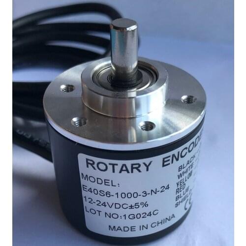 24V Incremental Photoelectric Rotary Encoder E40s6-1000-3-t-24 Push-pull Output ABZ Three-phase