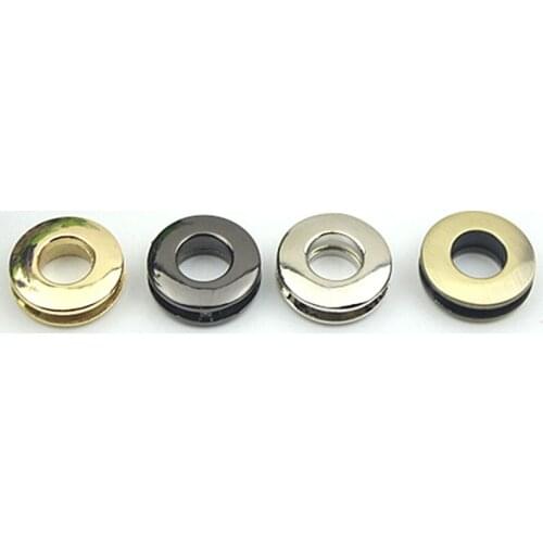 30 Pcs Alloy Grommets Eyelets 10mm Canvas Leather Self Backing Screw Purse Buckle