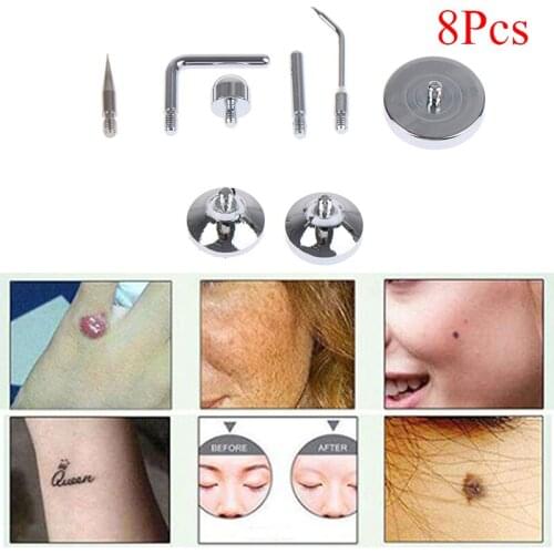 8Pcs/Set Freckle Dark Spot Remover Tool Replace Needles Mole Removal Plasma Pen