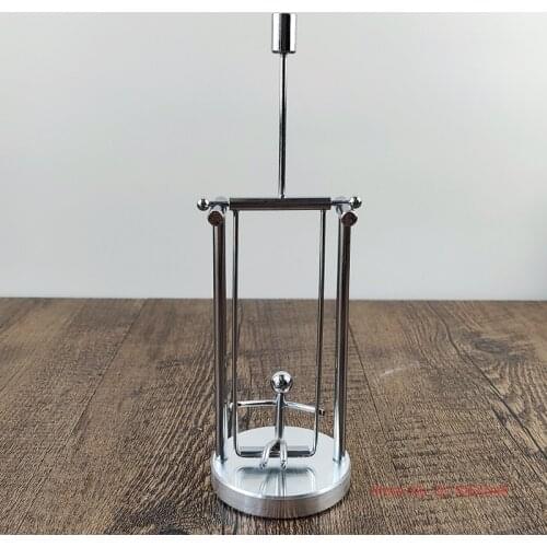 Funny Desk Accessories Iron Crafts Single Swing Newton Pendulum Perpetual Motion Model Newtons Cradle Physical Props Ornaments